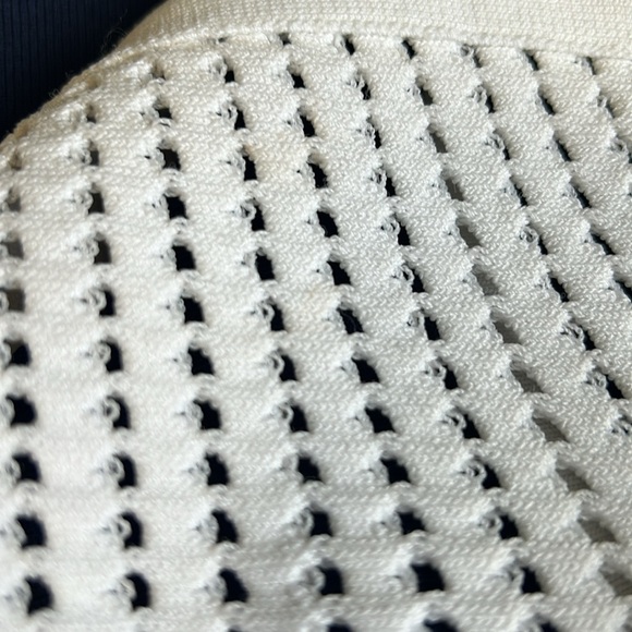 Carmen Marc Valvo‎ Navy Knit Dress Women’s Size Medium - Picture 7 of 7